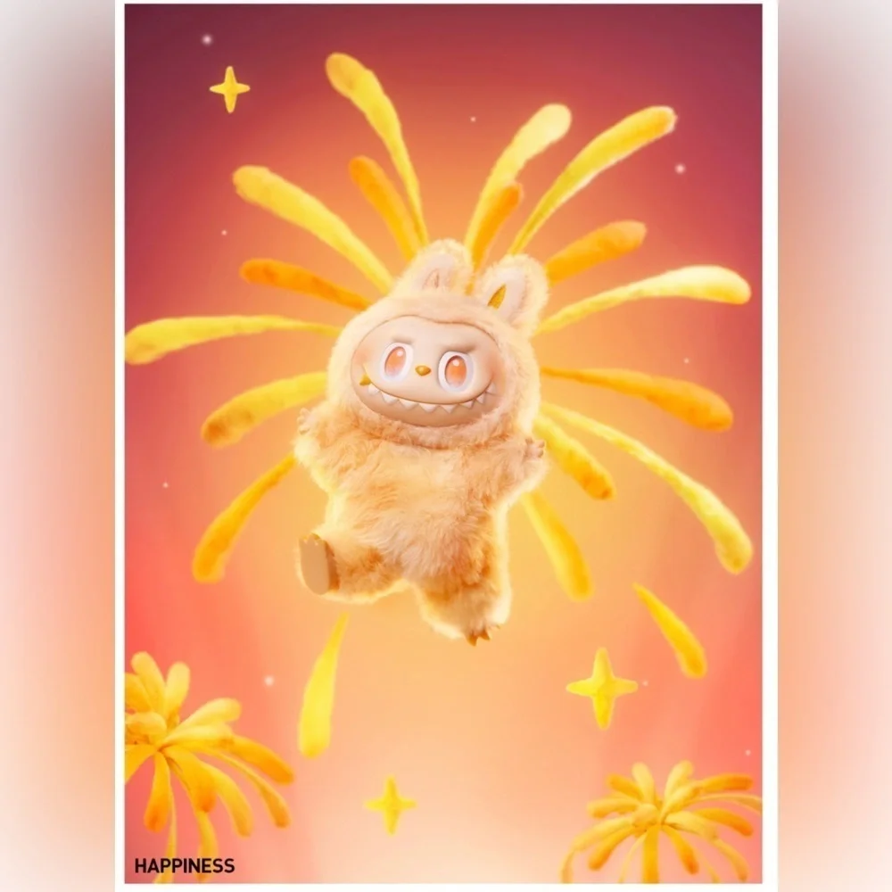 1 Labubu Blind Box-Pop Mart Big into Energy Figure- Happiness